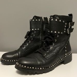 Sam Edelman Jennifer black combat boots